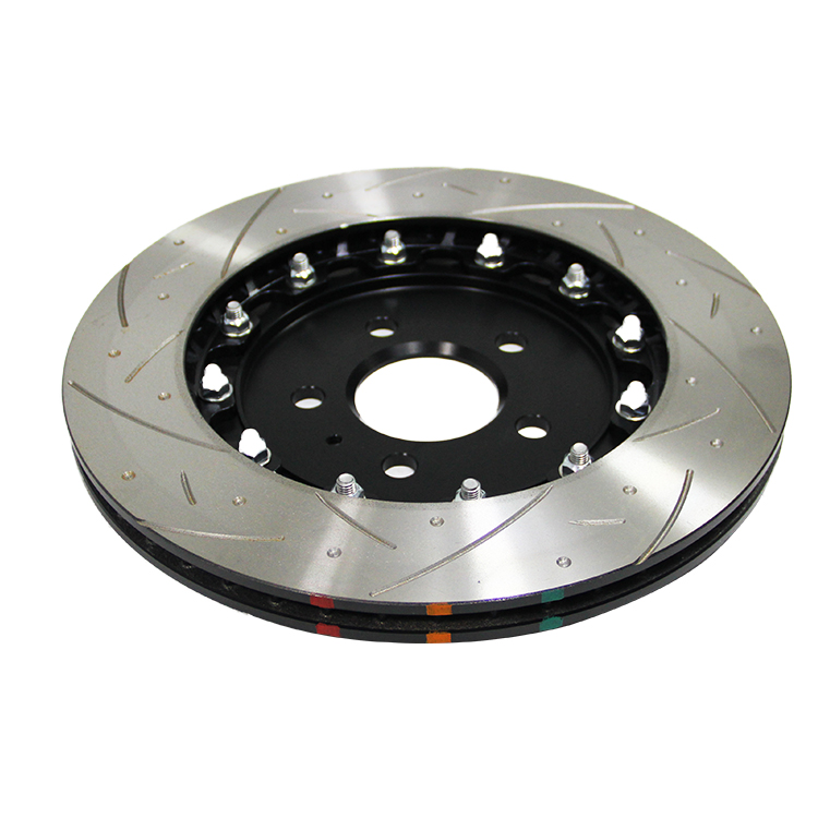 Disc Brake and Carbon Ceramic Brakes for Racing Brake Disc Professional Two Piece Drilled Brake Disc Rotor for High Performance