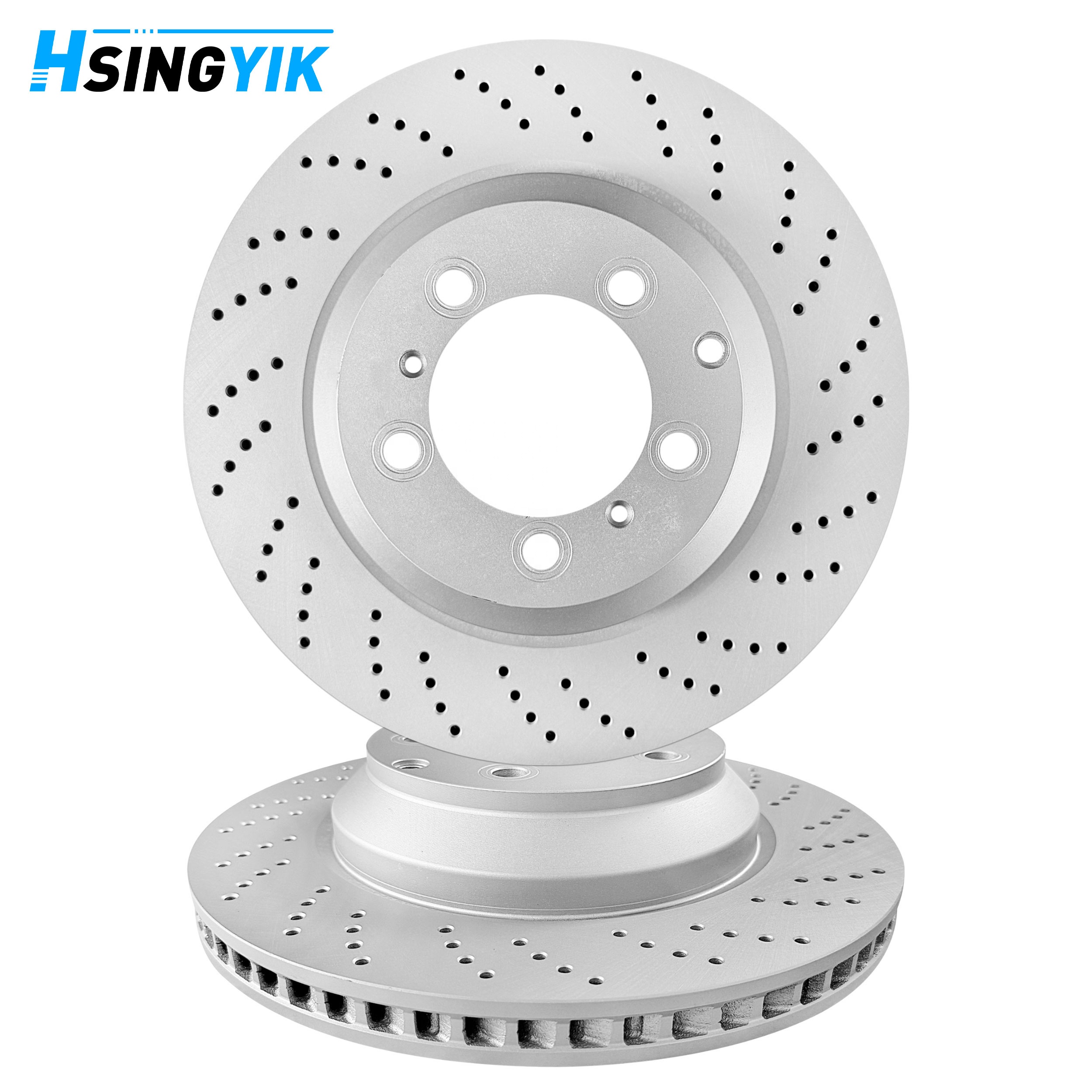 Hsingyik Auto Parts Solid Vented Geomet Brake Rotor Brake Disc for Audi E-Tron Gt Saloon Gt Porsche Cayenne Taycan 9Y0615601B