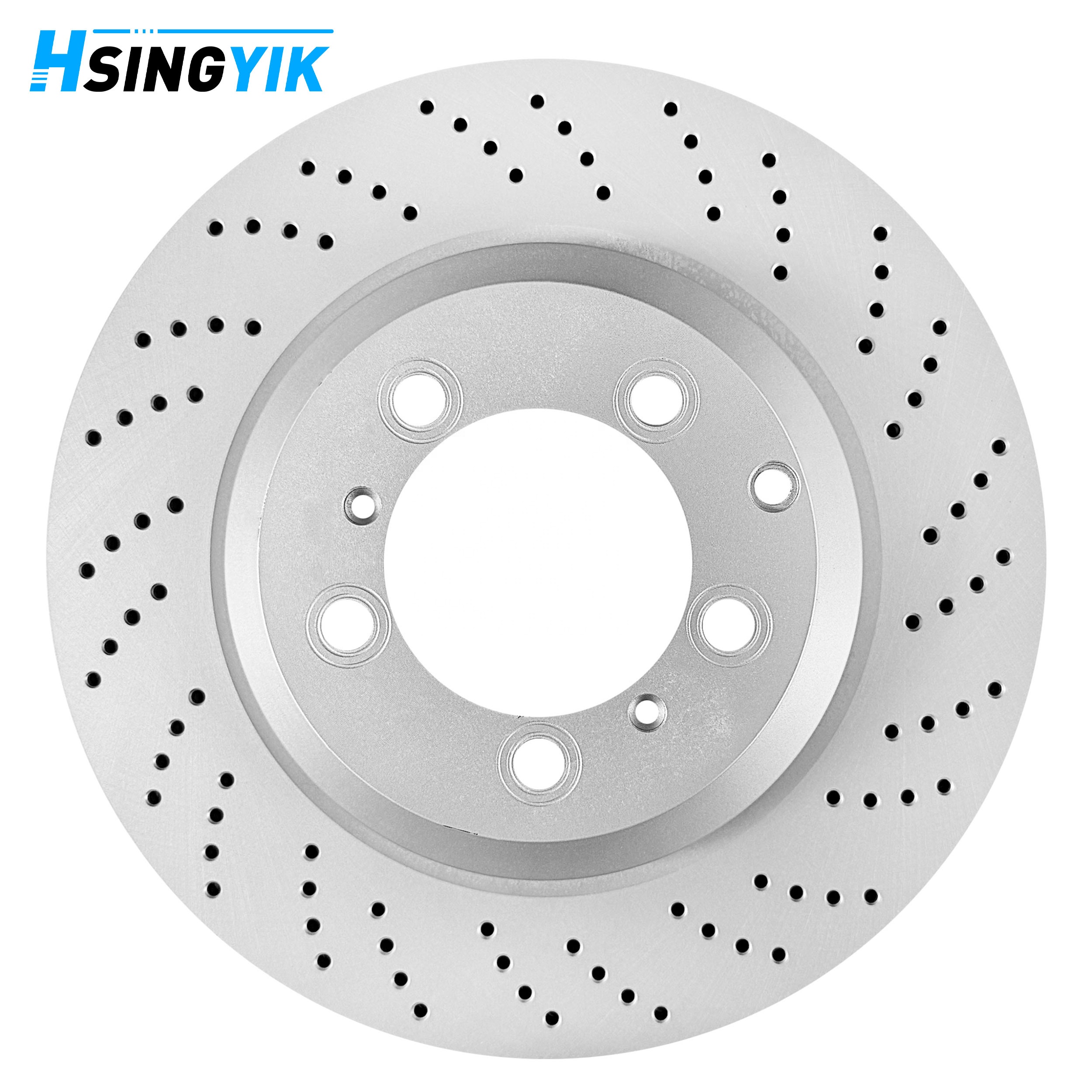 Hsingyik Auto Parts Solid Vented Geomet Brake Rotor Brake Disc for Audi E-Tron Gt Saloon Gt Porsche Cayenne Taycan 9Y0615601B
