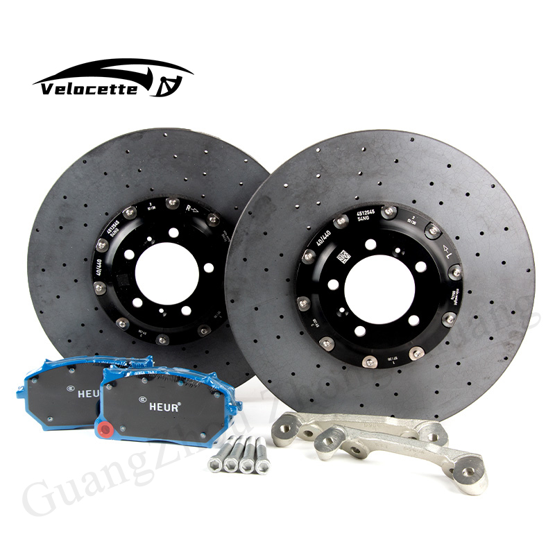 Carbon Ceramic Brake Disc Rotor 2 Piece Floating Brake Disc for Porsche Carbon Ceramic Brake Rotor 380mm 390mm 355mm