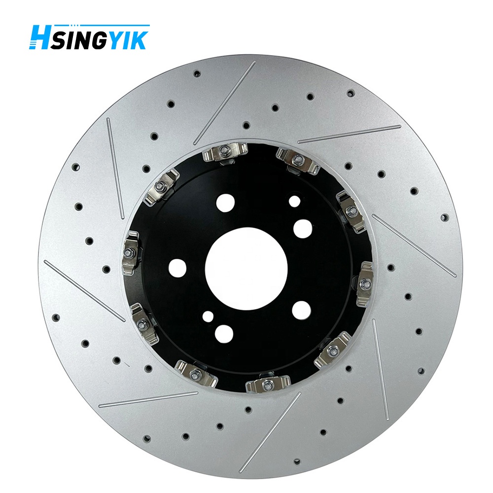 Hsingyik Lightweight Durable 84714265 345MM 2-Piece Front Brake Rotor for Corvette C8 Z51 Models 2020+ 25946317
