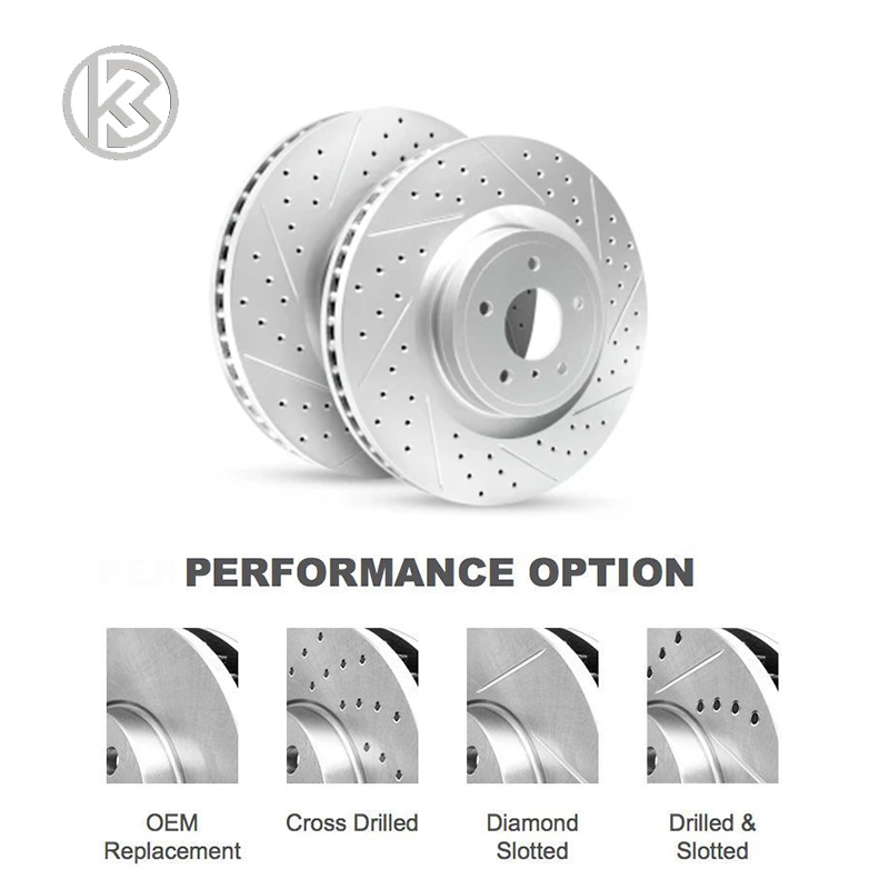 Auto Parts Brake Systems Drilled Slotted Brakes Disc Rotor 424697; 4246b1; 95667809/443615301A; 443615301b; 431615301A/4041428/7701206118;7701205842; 7700426389