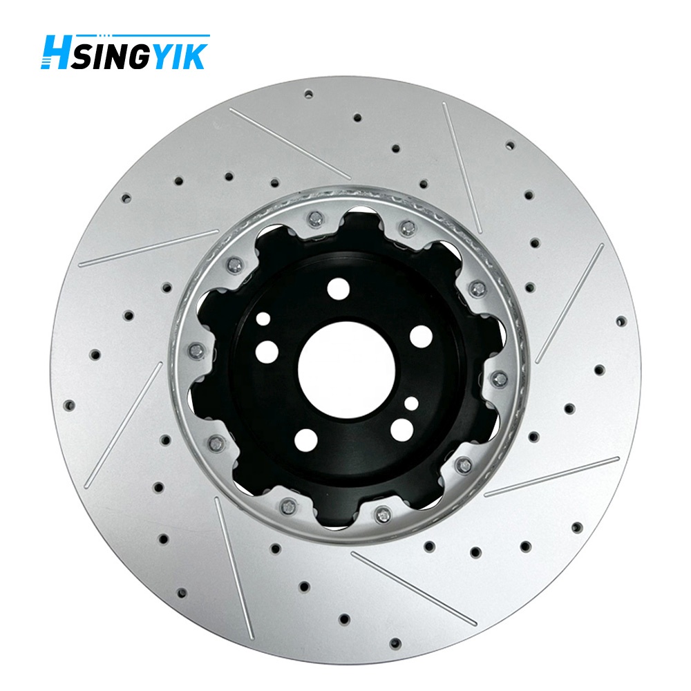 Hsingyik Lightweight Durable 84714265 345MM 2-Piece Front Brake Rotor for Corvette C8 Z51 Models 2020+ 25946317