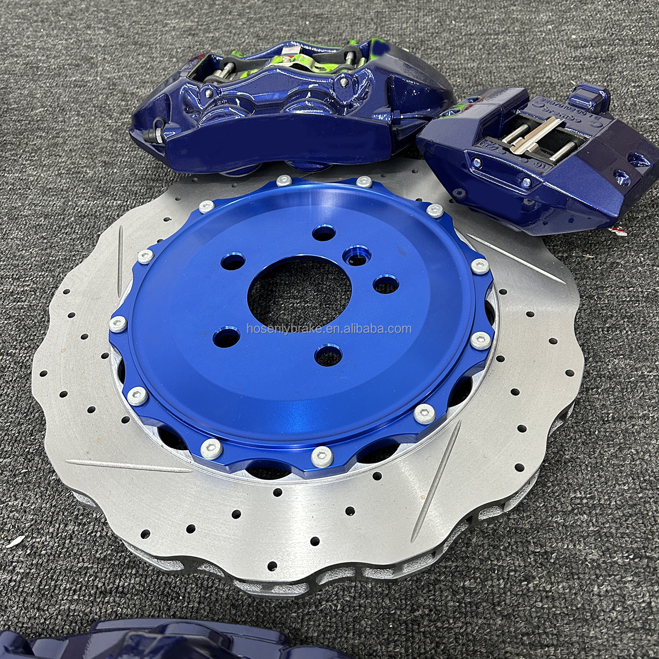 Specially Custom Q50 Sport 2 Piece Rotors Slotted Big Break Kit Racing Car Brake Parts Front 6-Piston Rear 4-Piston Custom Color