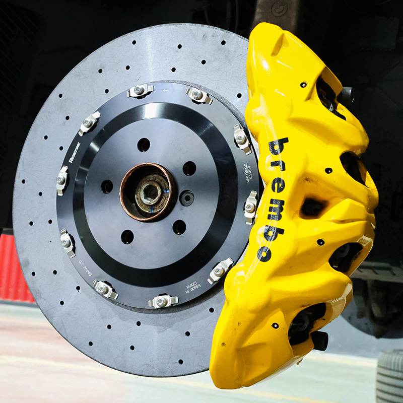 360mm Carbon Ceramic Brake Disc, Ultra-Durable Precision Rotor for Porsche 718,Boxster,Nismo,BMW M2,Audi TTS/TTRS