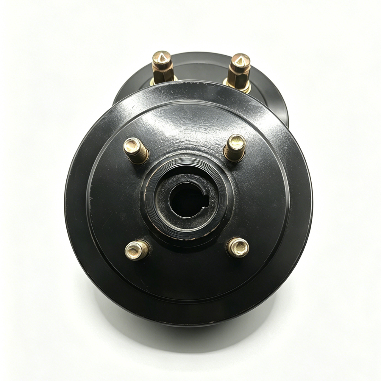 Heavy Duty 180mm Taper Brake Drum For 3 Wheeler E Rickshaw Rear Wheel Hub 4 Stud Brake Assembly