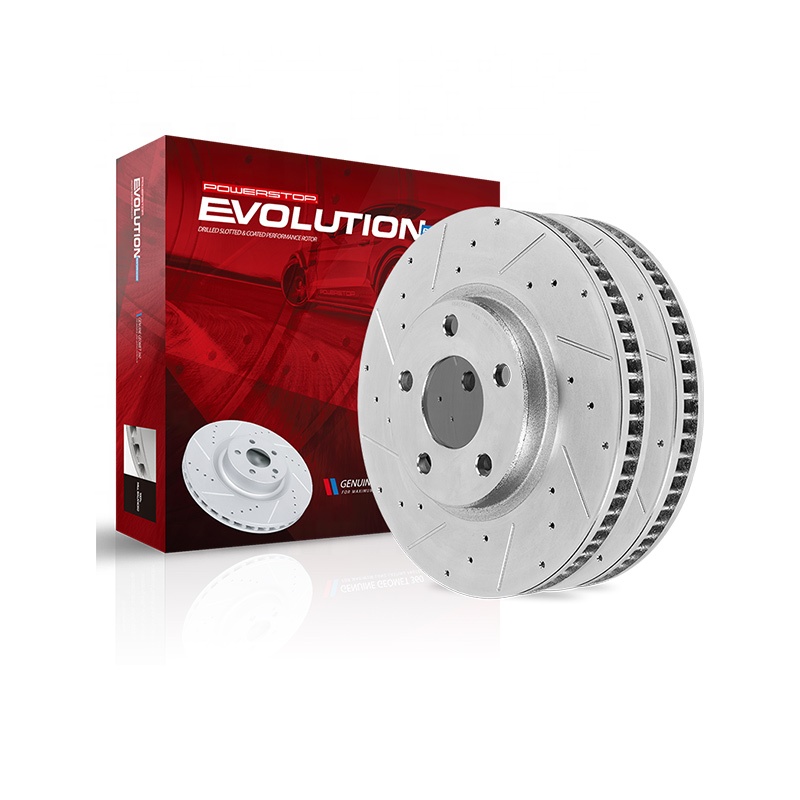 EVOLUTION DRILLED, SLOTTED & ZINC PLATED ROTORS