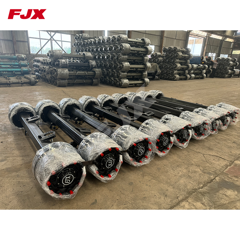 16-ton And 13-ton Axle FUWA Model With Axle Spacing Of 1840 Millimeters And 2040 Millimeters. Single Tire Drum Brakes.