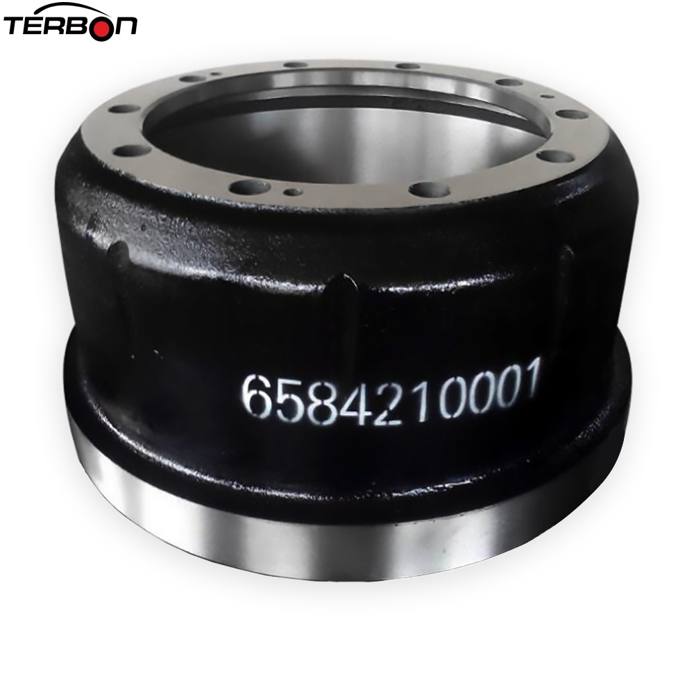 OEM Quality Truck Spare Front Brake Drum 6584210001 for MERCEDES-BENZ ACTROS Heavy Truck Parts