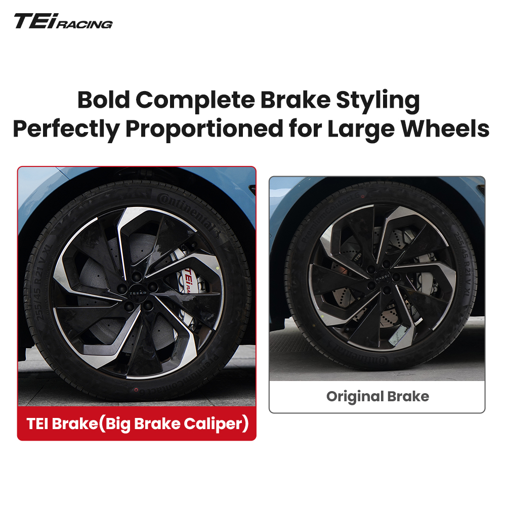 TEI SR8 8 Piston Caliper 400mm/410mm/420mm Rotor Carbon Ceramic Support Brake Disc For Lexus
