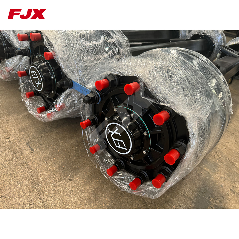 16-ton And 13-ton Axle FUWA Model With Axle Spacing Of 1840 Millimeters And 2040 Millimeters. Single Tire Drum Brakes.