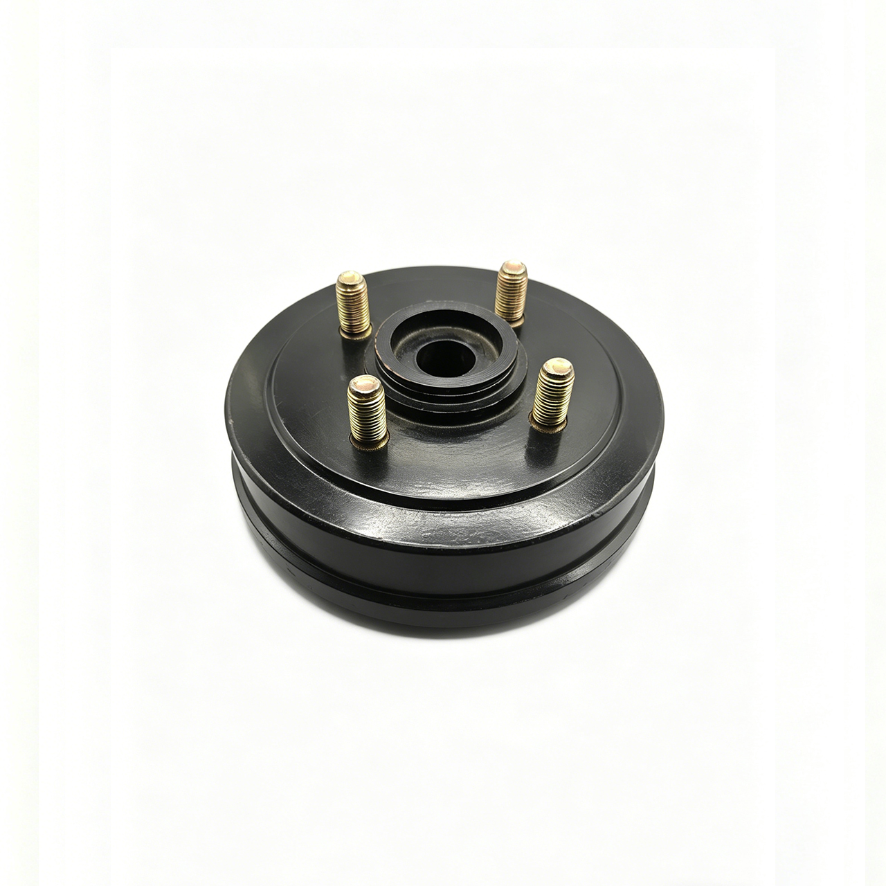 Heavy Duty 180mm Taper Brake Drum For 3 Wheeler E Rickshaw Rear Wheel Hub 4 Stud Brake Assembly