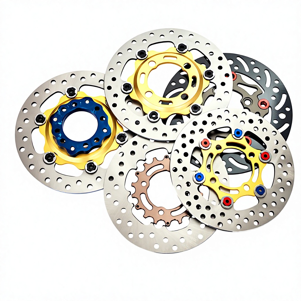 OEM Custom Fine Machining Stainless Steel Motorcycle Floating Brake Disc Rotor 220 240 260 280 300mm Motorcycle Brake Disc