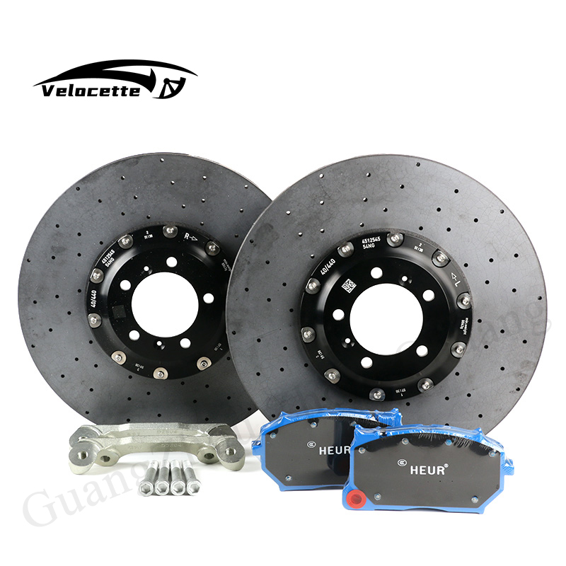 Carbon Ceramic Brake Disc Rotor 2 Piece Floating Brake Disc for Porsche Carbon Ceramic Brake Rotor 380mm 390mm 355mm