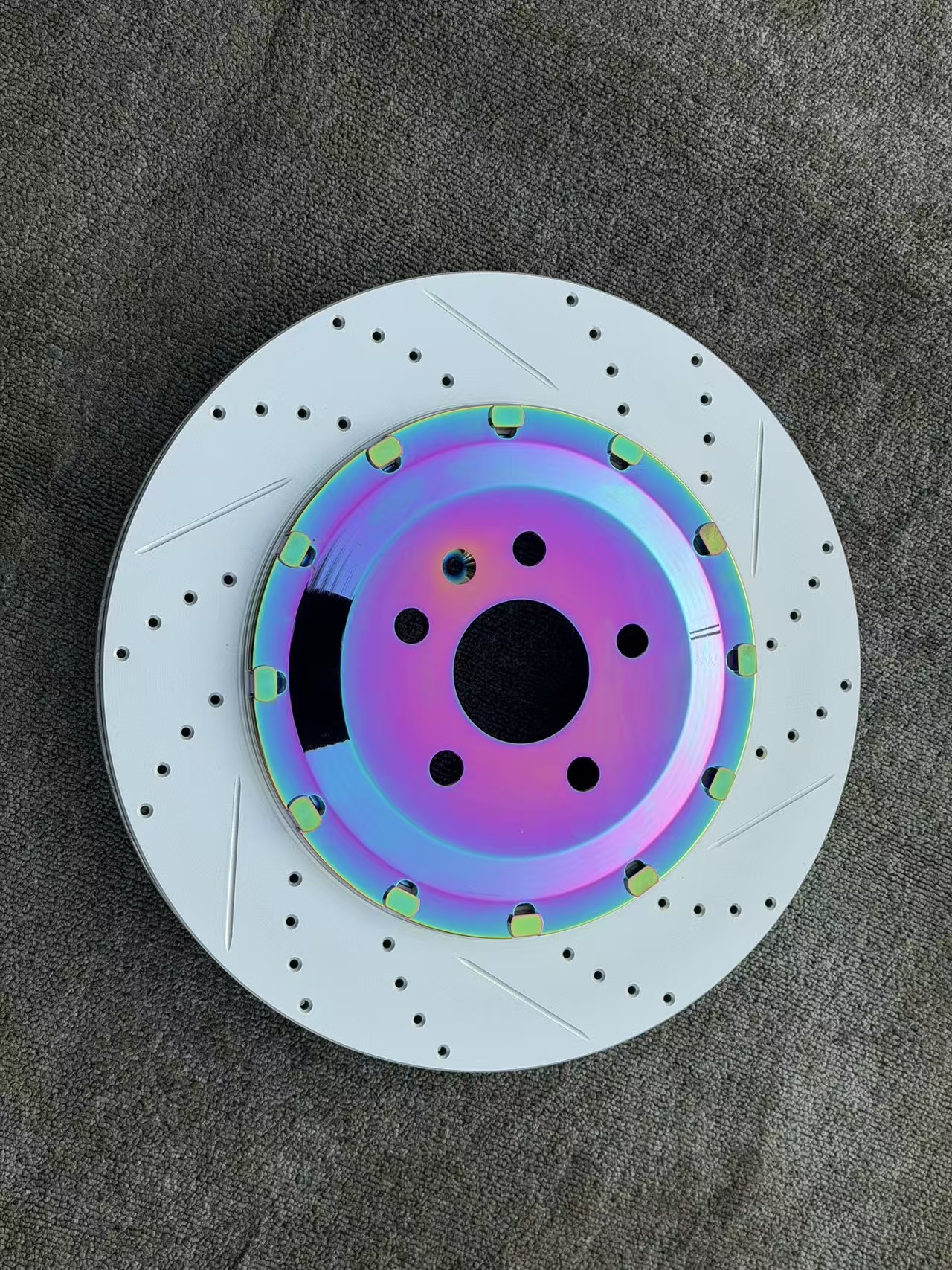 Performance Brake Rotor 2-Piece Rear Brake Disc for Porsche Panamera Cayenne 911 992 997