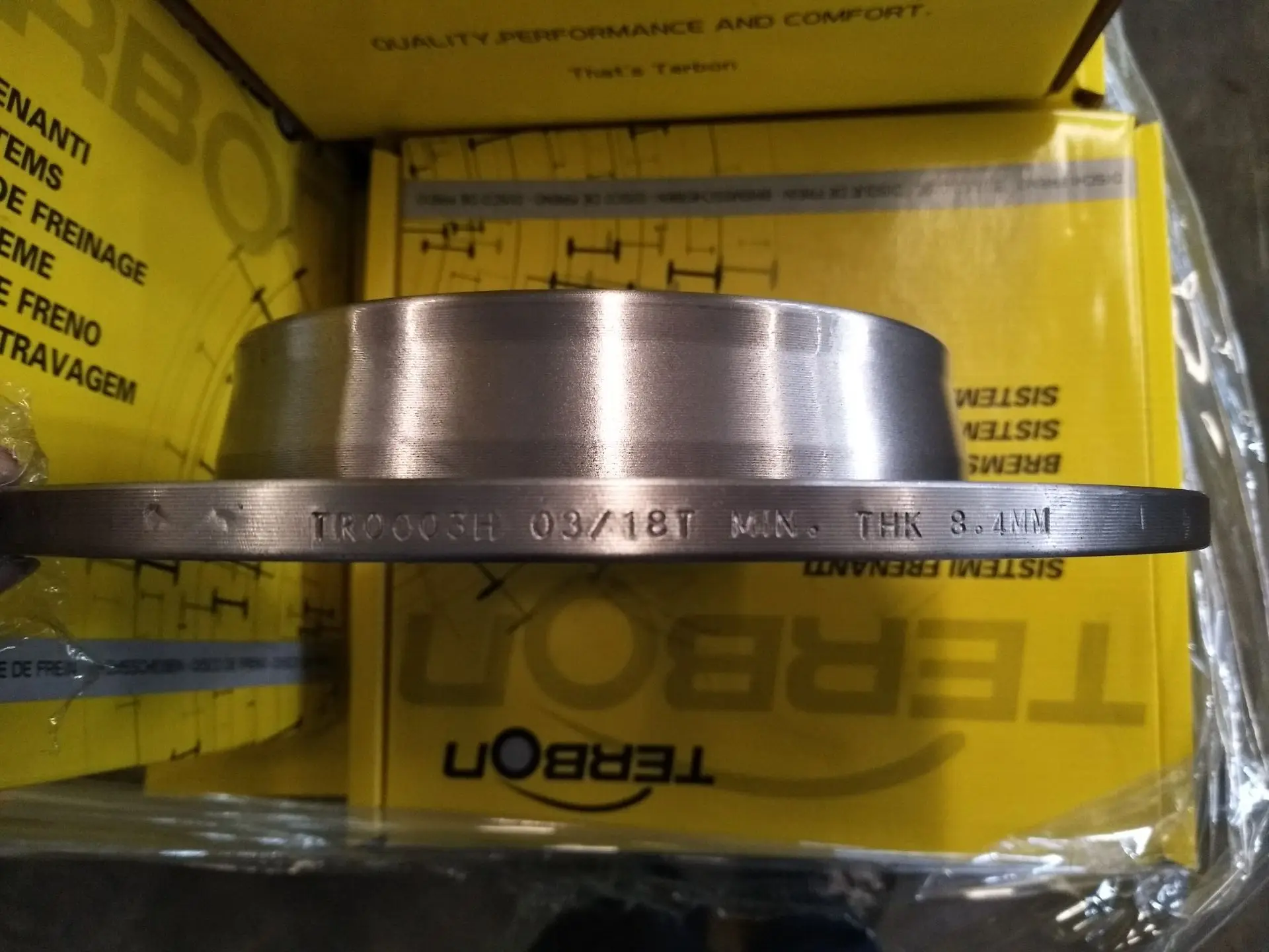 4246W8 Hot Selling Terbon Auto Brake System Parts 283 mm Brake Disc Front Axle Vented Disk Brake Rotors 562129J