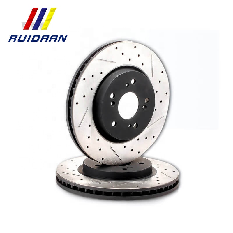 High Quality Wholesale Auto Parts Brake Rotor Discs Suppliers Slotted and Drilled Performance Brake Rotor