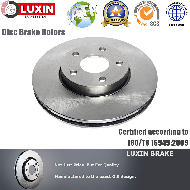 Front &amp; Solid Brake Rotor OEM Replaced Automobile