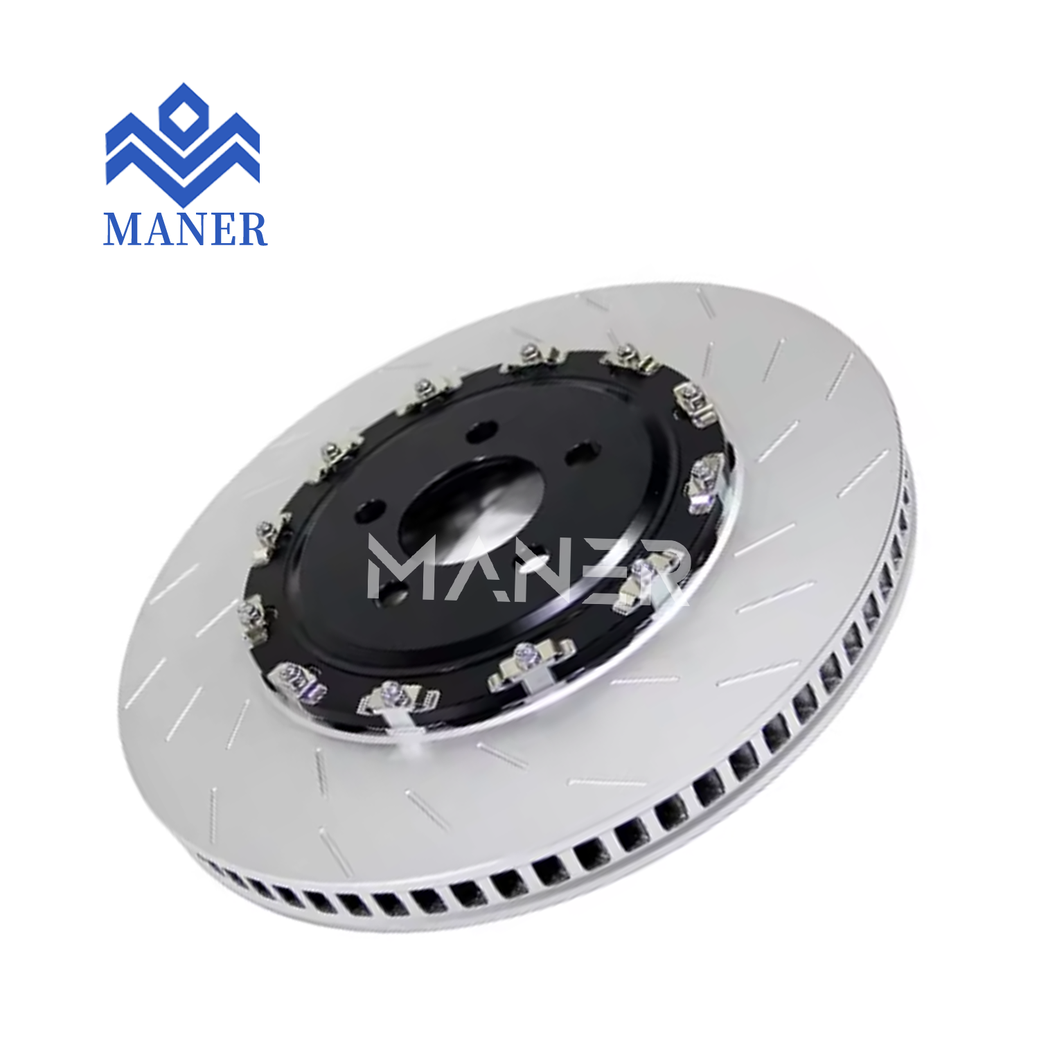 MANER 2 Piece Brake Disc 2 Piece Brake Rotor Floating Racing Brake Rotor OE#34116854999 330mm*24mm for BMW