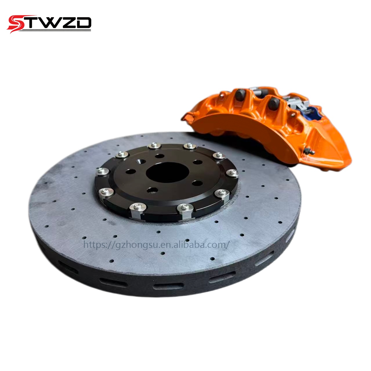 Car Brakes GTR 6 Pot Front Big Brake Upgrade Kit Carbon Ceramic Rotor for Lexus ISF / RCF / GSF GS250 / GS300 / GS350 / GS450h