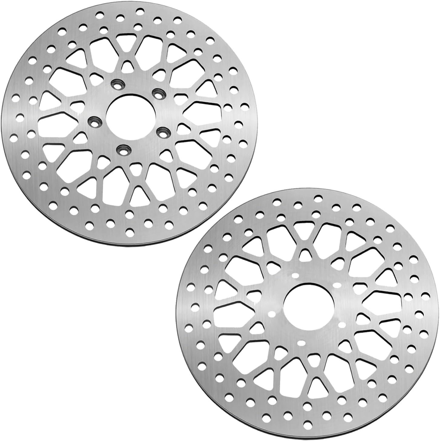 Factory Custom 11.8" Front/Rear for Brake Rotors 2 PCS Stainless Steel 420 New for Electra Glide Road Glide Road King Street