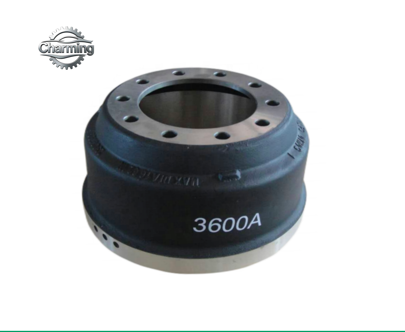 Charming 3600A Factory Wholesale High Quality Truck Brake Drum Front/Rear Axle Standard Size Heavy Duty Trailer Brake Drum
