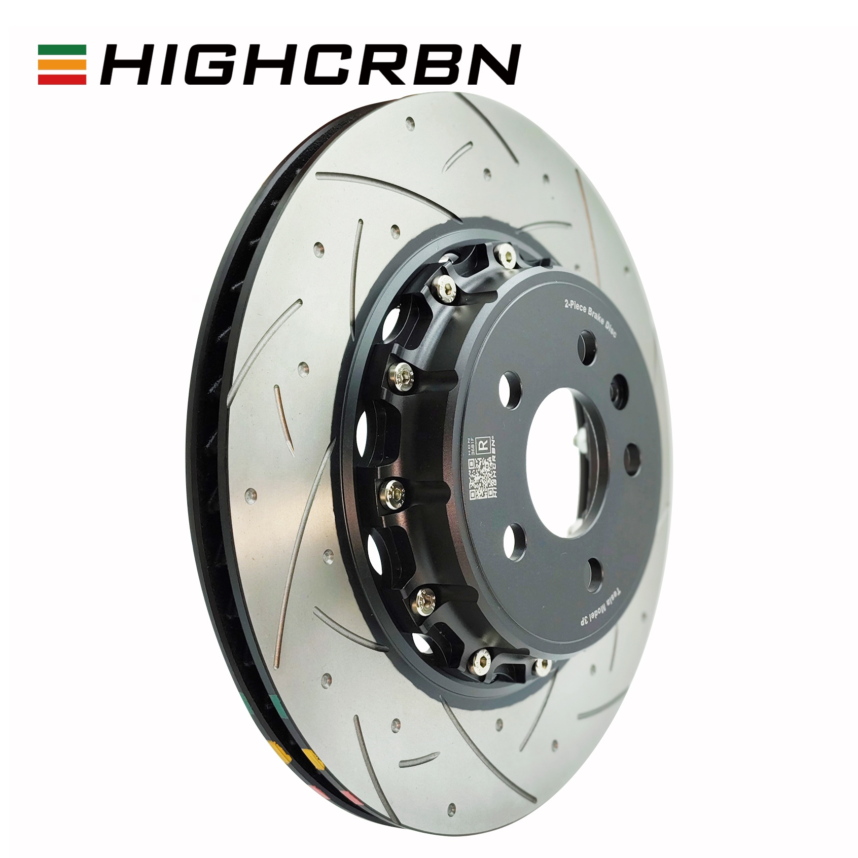HIGHCRBN 374*36mm 2-piece Brake Disc Floating Front for BMW G05/06/07/12/14/30/32 OE#34116875283;34106875284