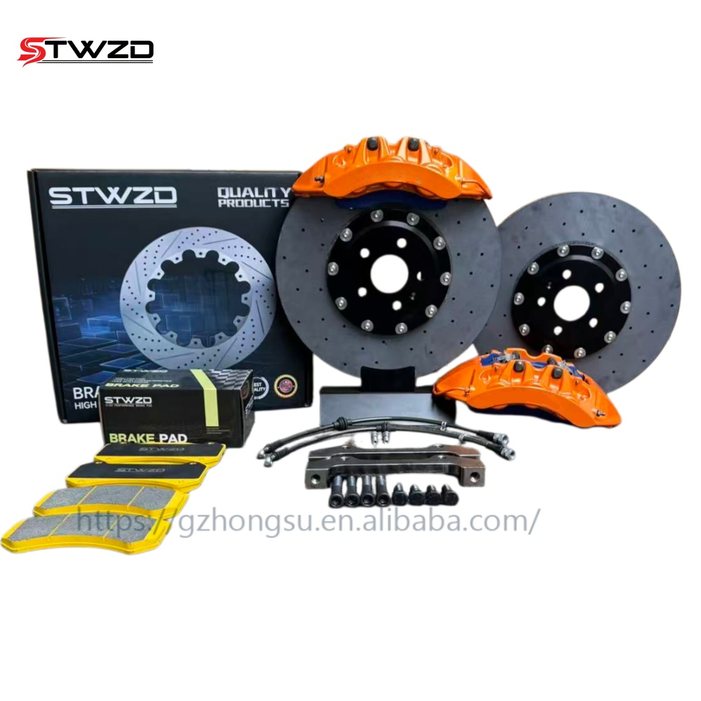 Car Brakes GTR 6 Pot Front Big Brake Upgrade Kit Carbon Ceramic Rotor for Lexus ISF / RCF / GSF GS250 / GS300 / GS350 / GS450h