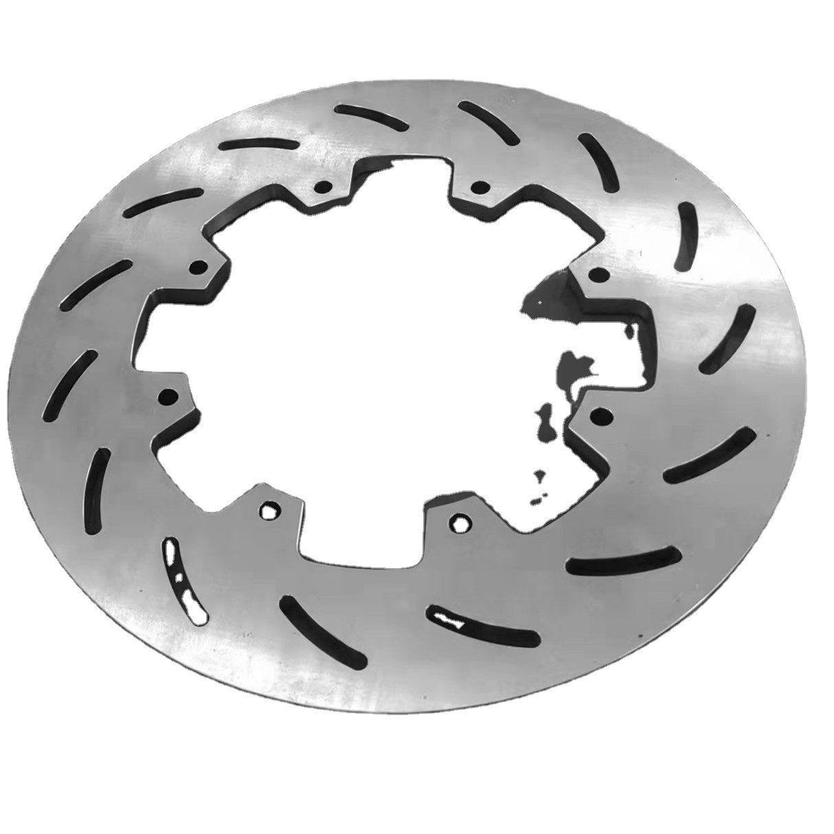 CNC Machined Gr5 Titanium Alloy Inboard Brake Rotor for Sprint Car Race with Polished Surface Minghai Brand Model MH-125889
