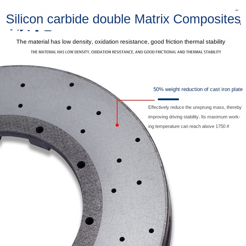 New Carbon Ceramic Brake Discs, Size 355/370/380/390/405/410/420/440, Suitable for All Vehicle Models