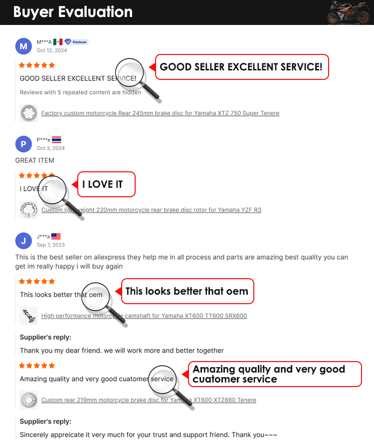 Buyer Feedbacks