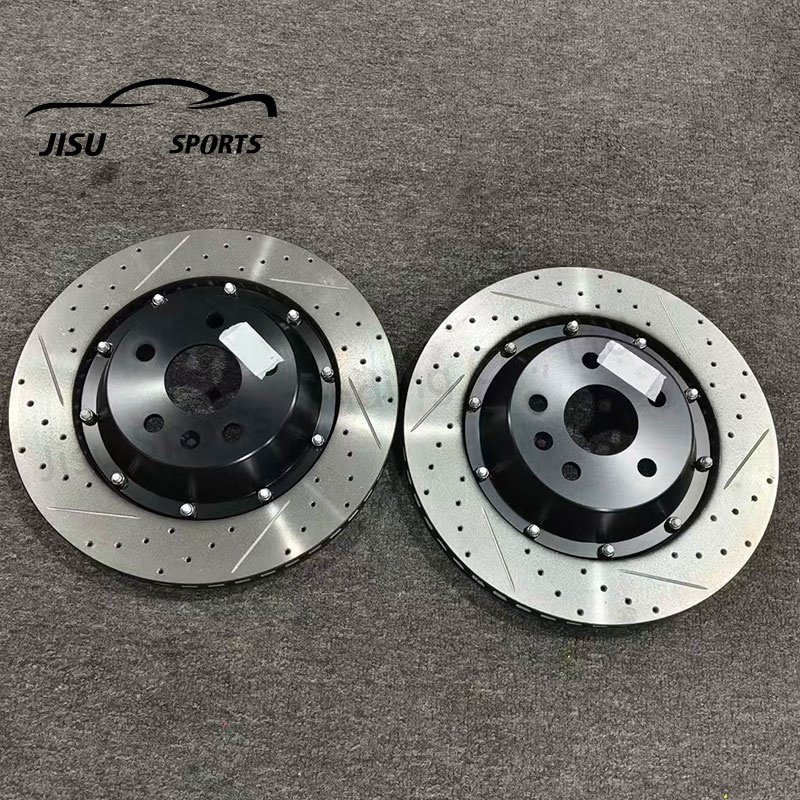 Factory High Carbon Steel Disc Brake Rotors 355mm Two-piece Disc Front for Tesla Model S Model X Model 3 Performance