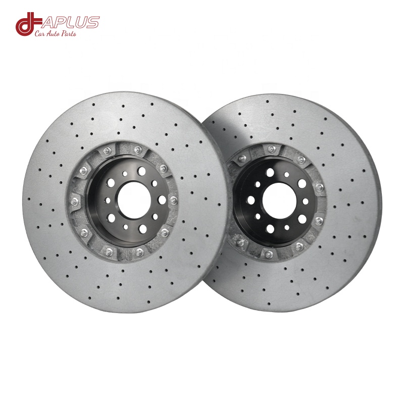 APLUS High Performance Carbon Ceramic 2-Piece Brake Discs for Audi S6/S7/RSQ8/RS7/SQ7-1 Year Warranty