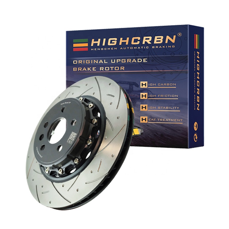HIGHCRBN 374*36mm 2-piece Brake Disc Floating Front for BMW G05/06/07/12/14/30/32 OE#34116875283;34106875284