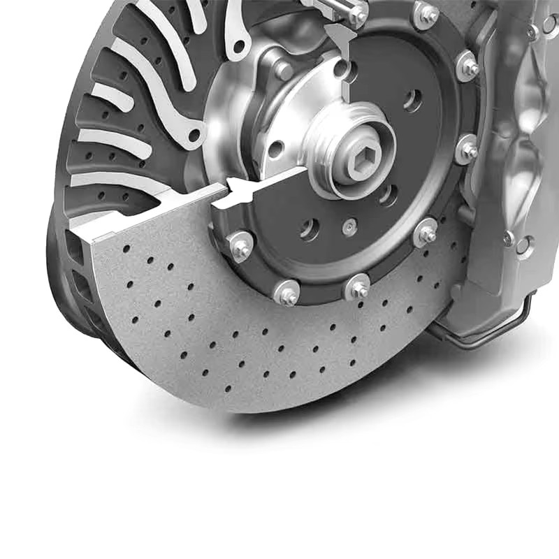 2-Piece Brake Disc High Carbon Disc Rotors Auto Parts for Honda Civic OE#42510snaa00