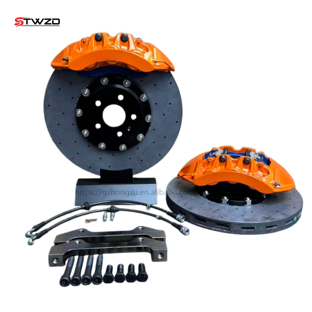 Car Brakes GTR 6 Pot Front Big Brake Upgrade Kit Carbon Ceramic Rotor for Lexus ISF / RCF / GSF GS250 / GS300 / GS350 / GS450h