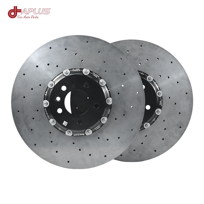 APLUS High Performance Carbon Ceramic 2-Piece Brake Discs for Audi S6/S7/RSQ8/RS7/SQ7-1 Year Warranty