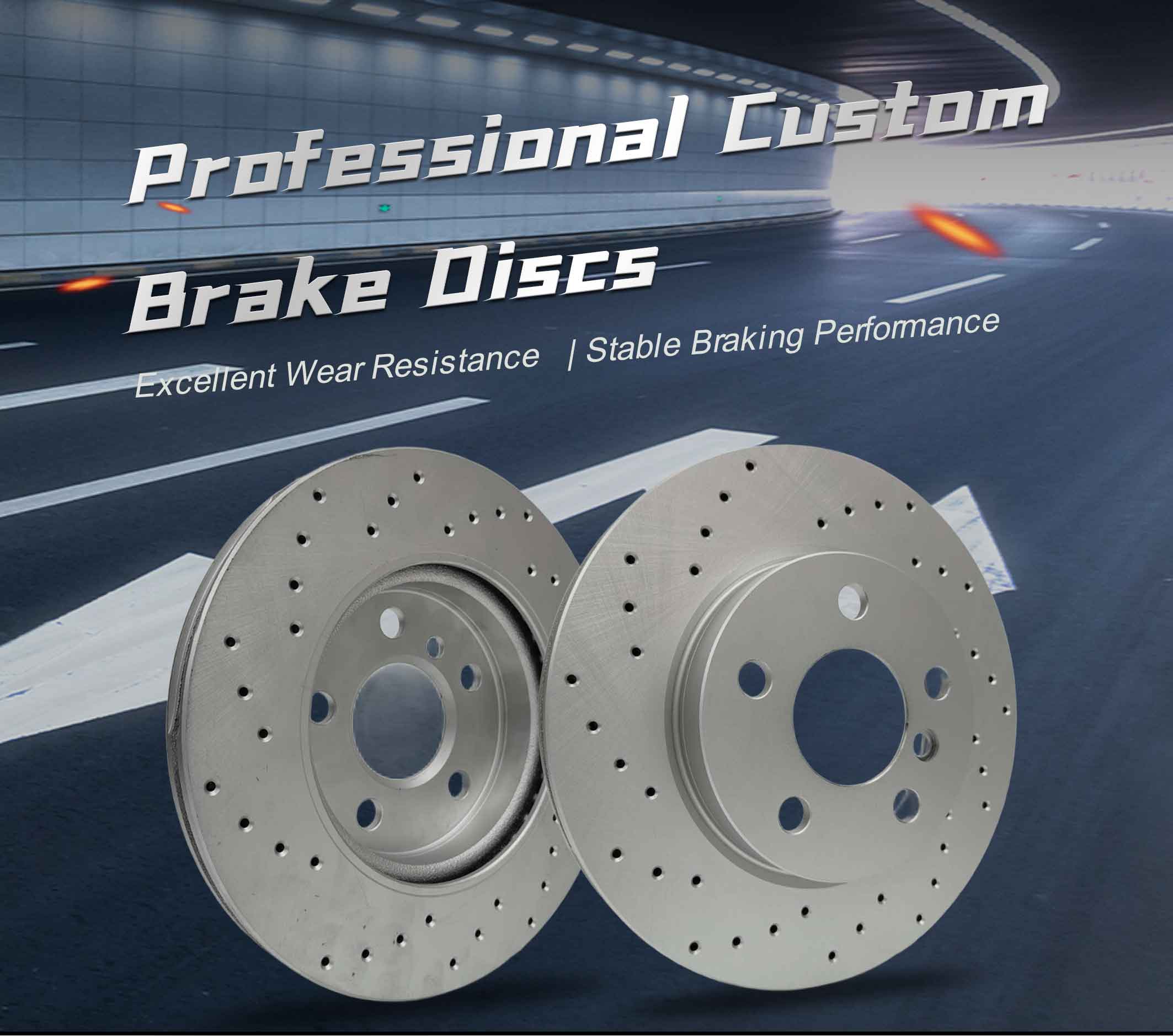 Brake Rotor 2-piece Floating Brake Disc Auto Brake System Break Disc