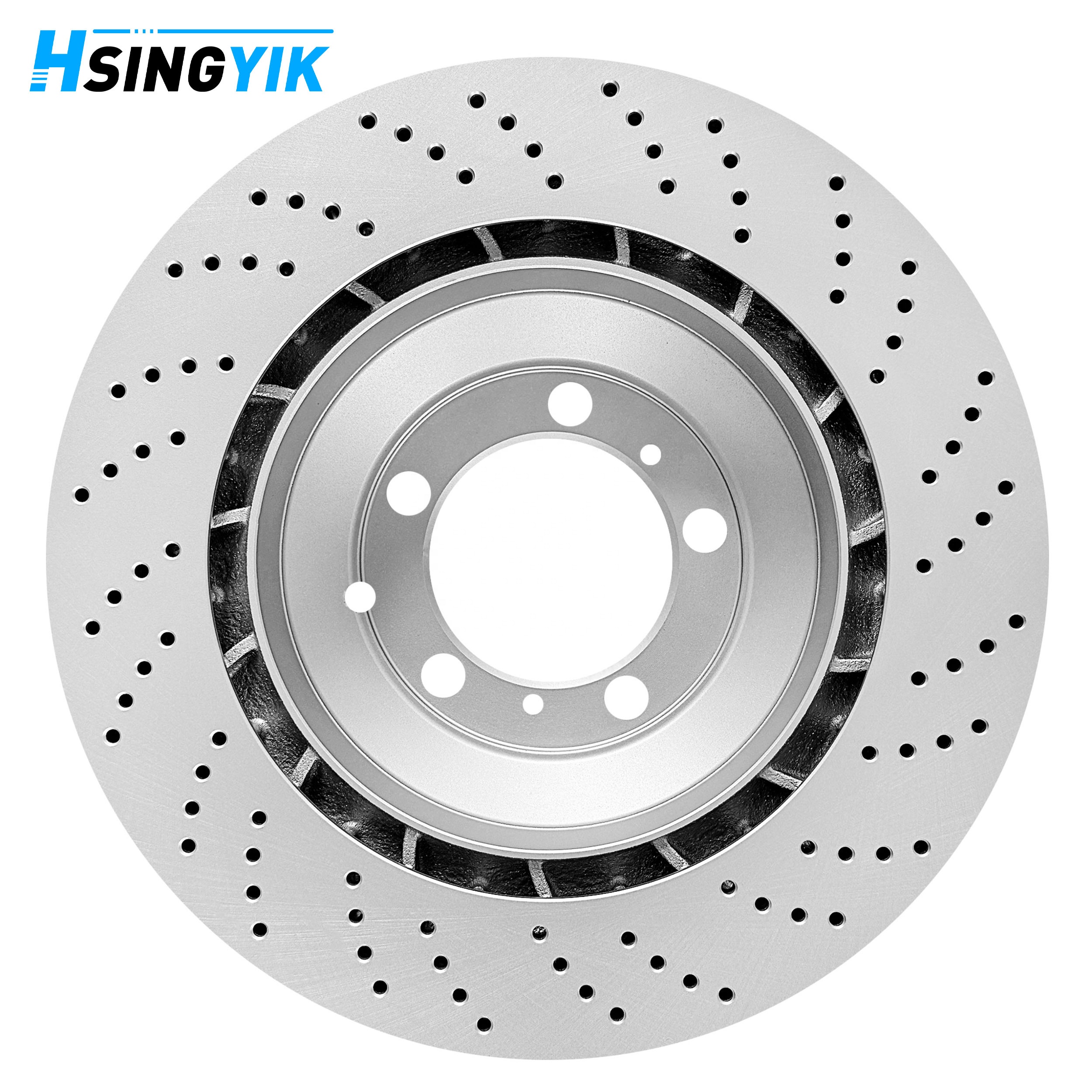 Hsingyik Auto Parts Solid Vented Geomet Brake Rotor Brake Disc for Audi E-Tron Gt Saloon Gt Porsche Cayenne Taycan 9Y0615601B