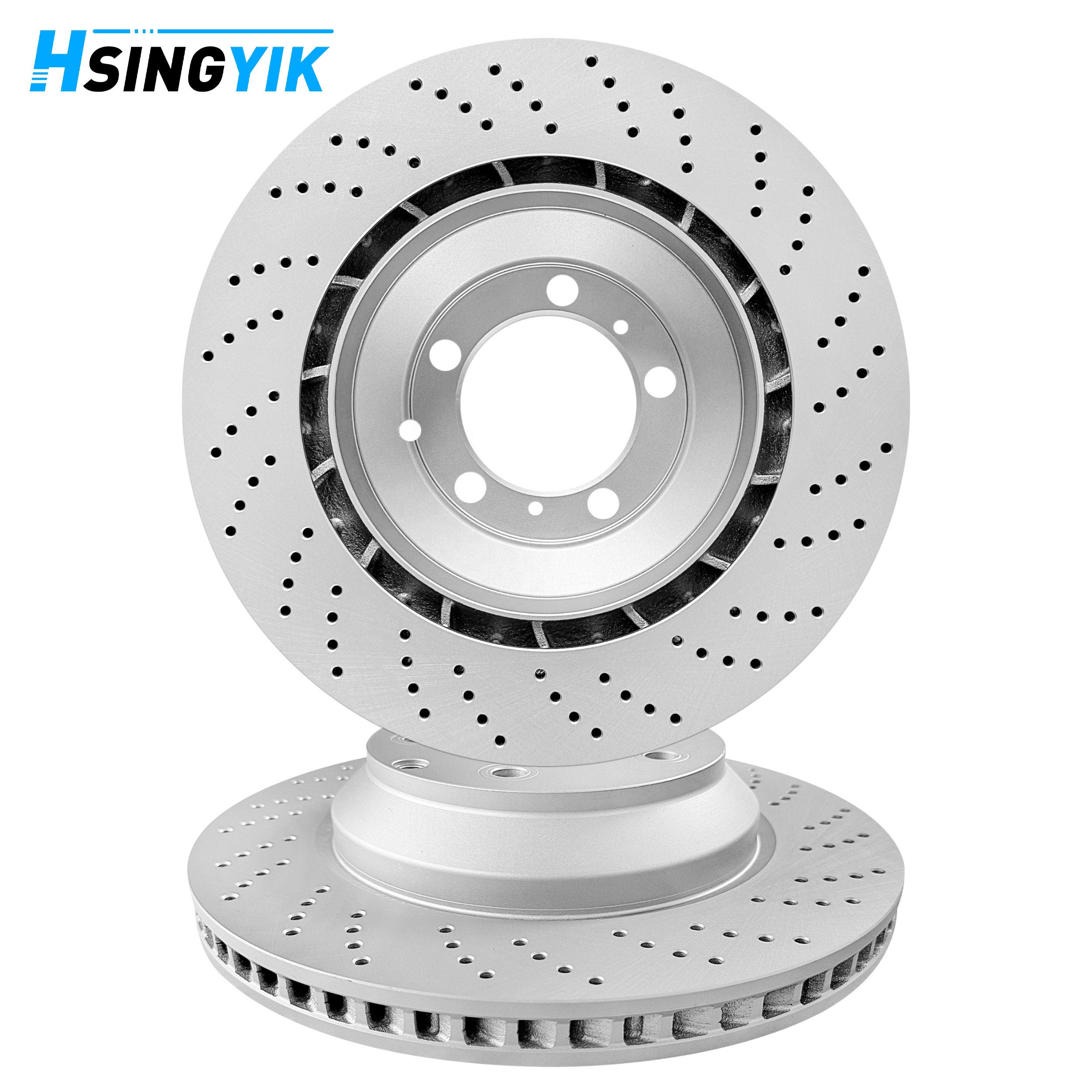 Hsingyik Auto Parts Solid Vented Geomet Brake Rotor Brake Disc for Audi E-Tron Gt Saloon Gt Porsche Cayenne Taycan 9Y0615601B