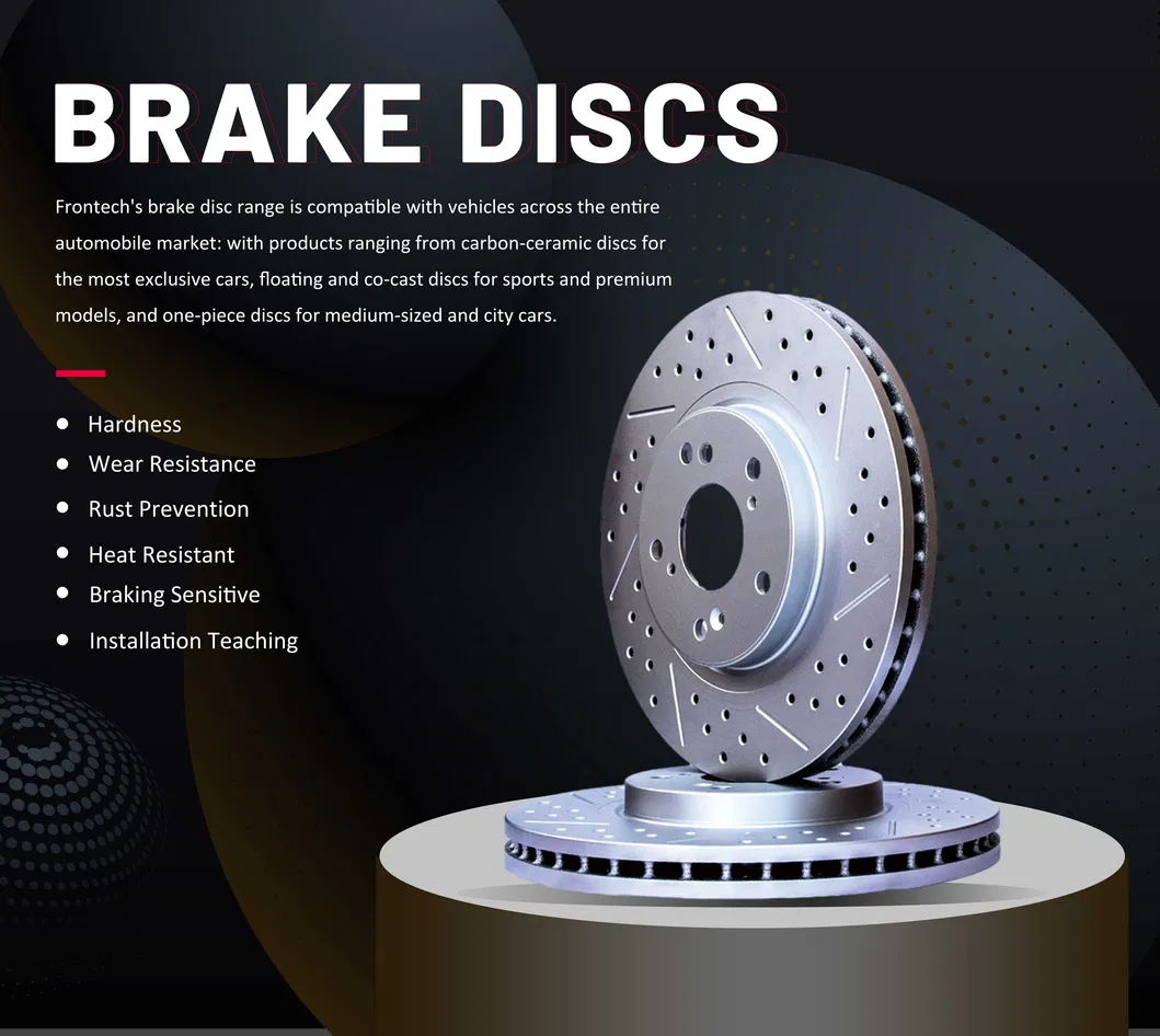 Frontech Coating Ventilated 395mm Front Disc Brake Rotor for BMW X5 34116789070
