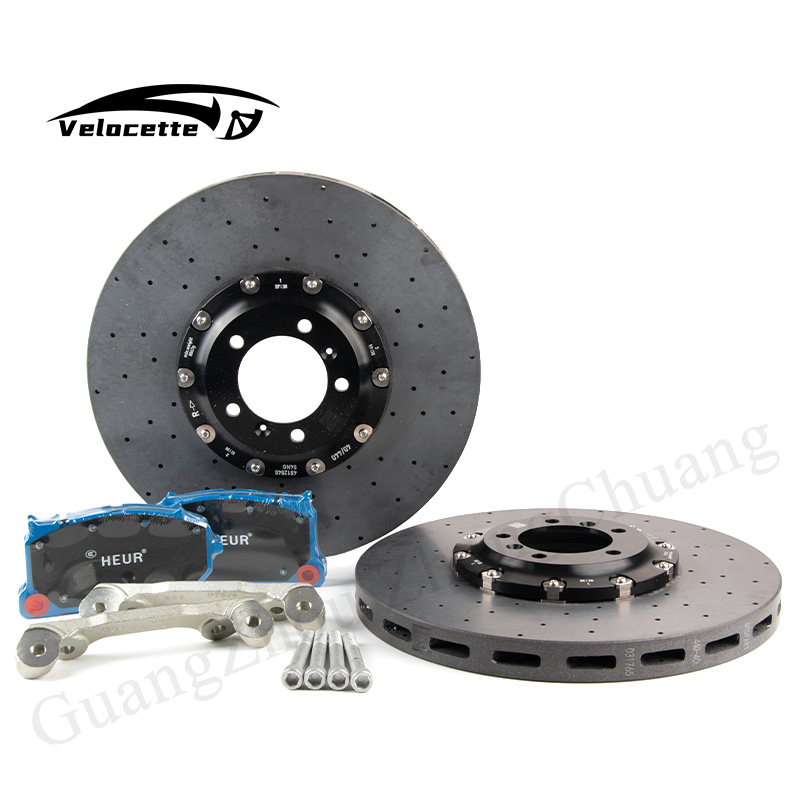 Carbon Ceramic Brake Disc Rotor 2 Piece Floating Brake Disc for Porsche Carbon Ceramic Brake Rotor 380mm 390mm 355mm
