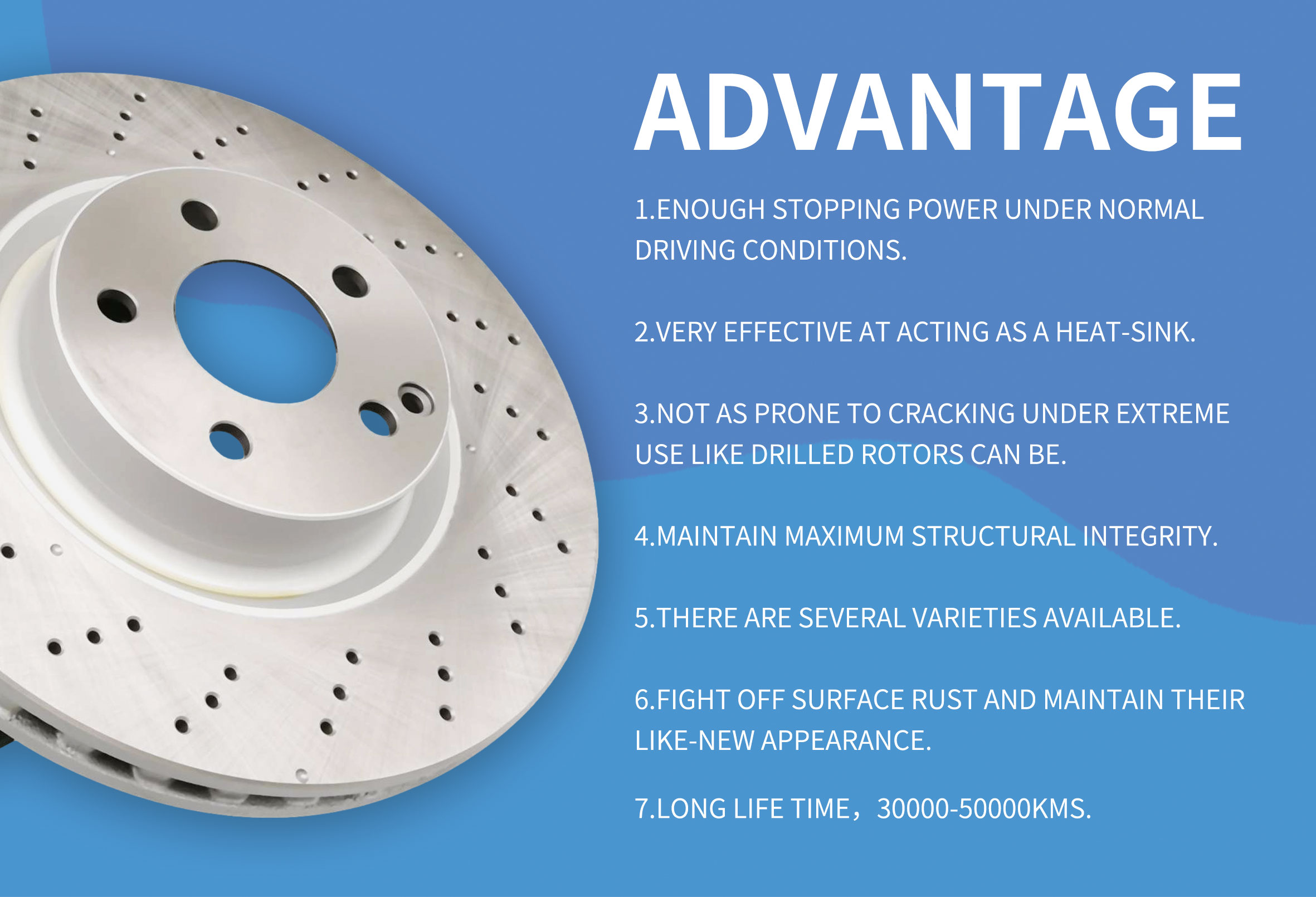 Wholesale Car Brake Spare Parts Geomet Coated Anticorrosion Brake Disc Rotor for cadillac Ats Disc Brake 88963556