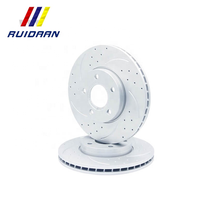High Quality Wholesale Auto Parts Brake Rotor Discs Suppliers Slotted and Drilled Performance Brake Rotor