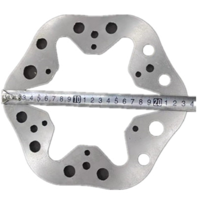 CNC Machined Gr5 Titanium Alloy Inboard Brake Rotor for Sprint Car Race with Polished Surface Minghai Brand Model MH-125889