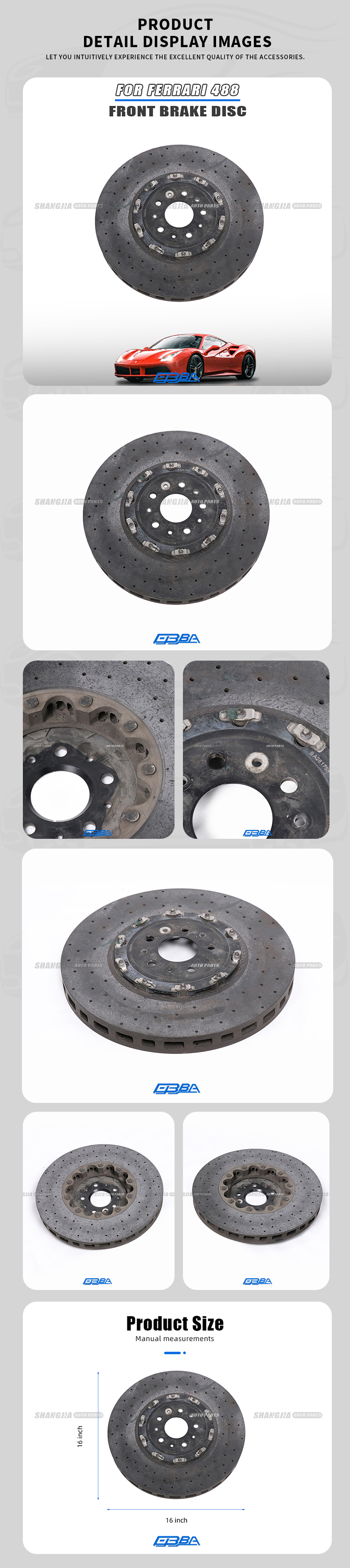 Carbon Ceramic Brake Disc View 1