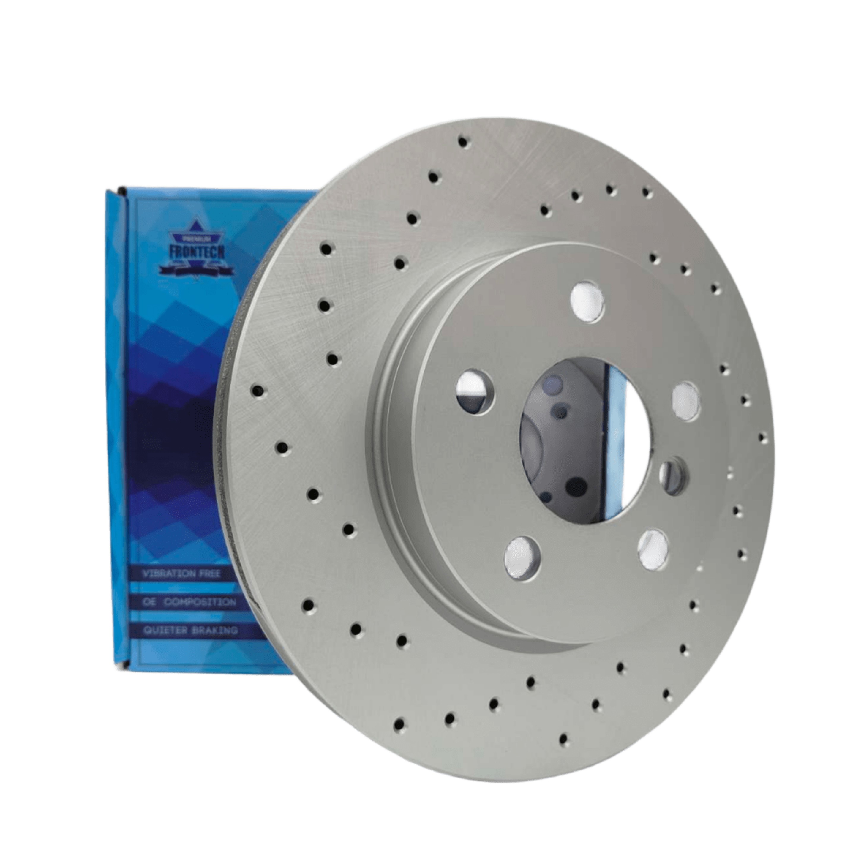 FRONTECH New Wholesale Geomet Coated Anti-Rust Brake Rotor OE 34116792223 for BMW X5 X6 F15 F16