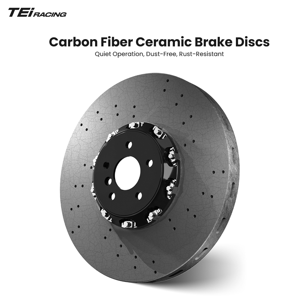 TEI SR8 8 Piston Caliper 400mm/410mm/420mm Rotor Carbon Ceramic Support Brake Disc For Lexus