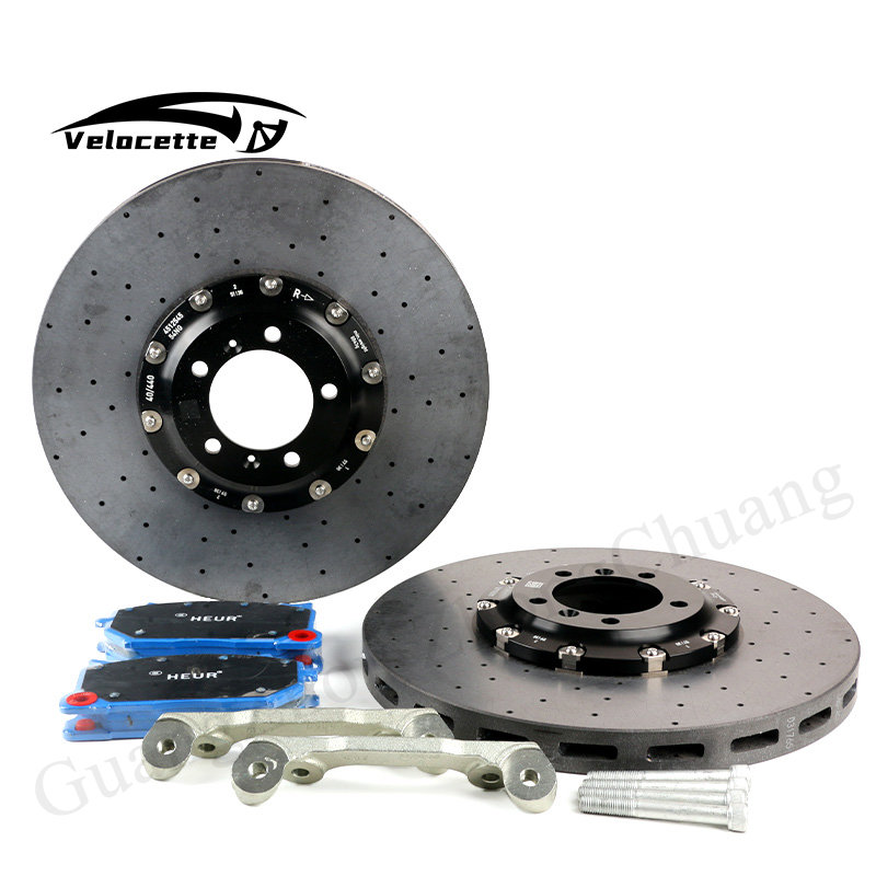 Carbon Ceramic Brake Disc Rotor 2 Piece Floating Brake Disc for Porsche Carbon Ceramic Brake Rotor 380mm 390mm 355mm
