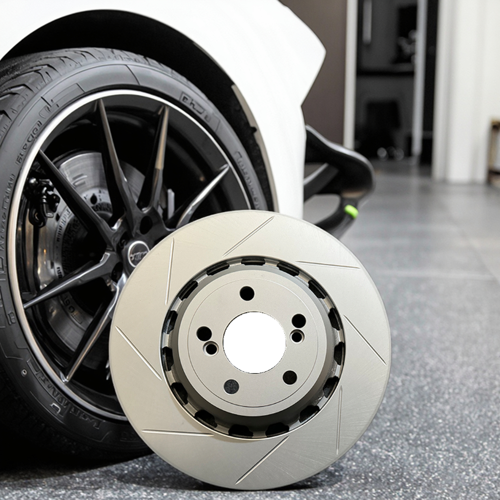 43512-0K090 Drilled And Slotted Ventilated Front Brake Disc/ Brake Rotor 319mm Shockproof No Dust And Durable For TOYOTA